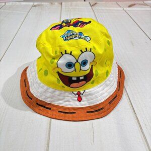 Spongebob Squarepants Bucket Hat Fishing Hat Youth Yellow Brown One Size Beat